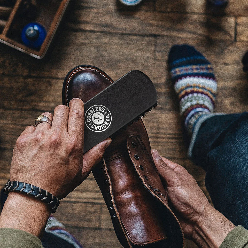Cobbler's Choice Premium Shoe Brush | Black
