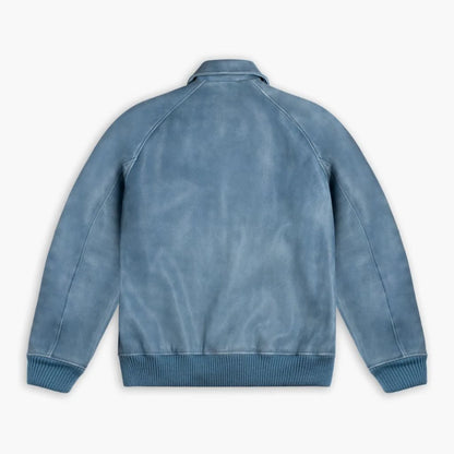 Major League Jacket | Blue Textured