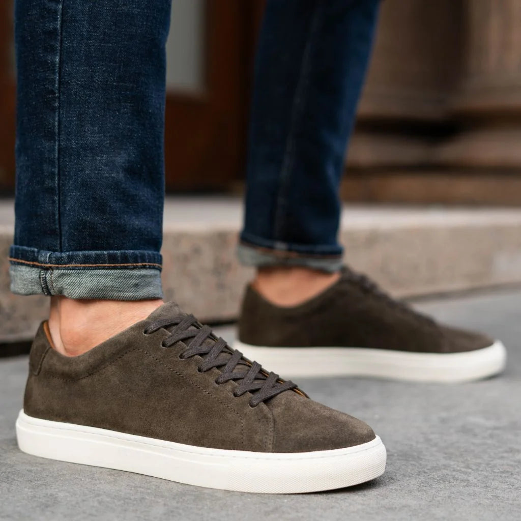 Encore | Dark Olive Suede