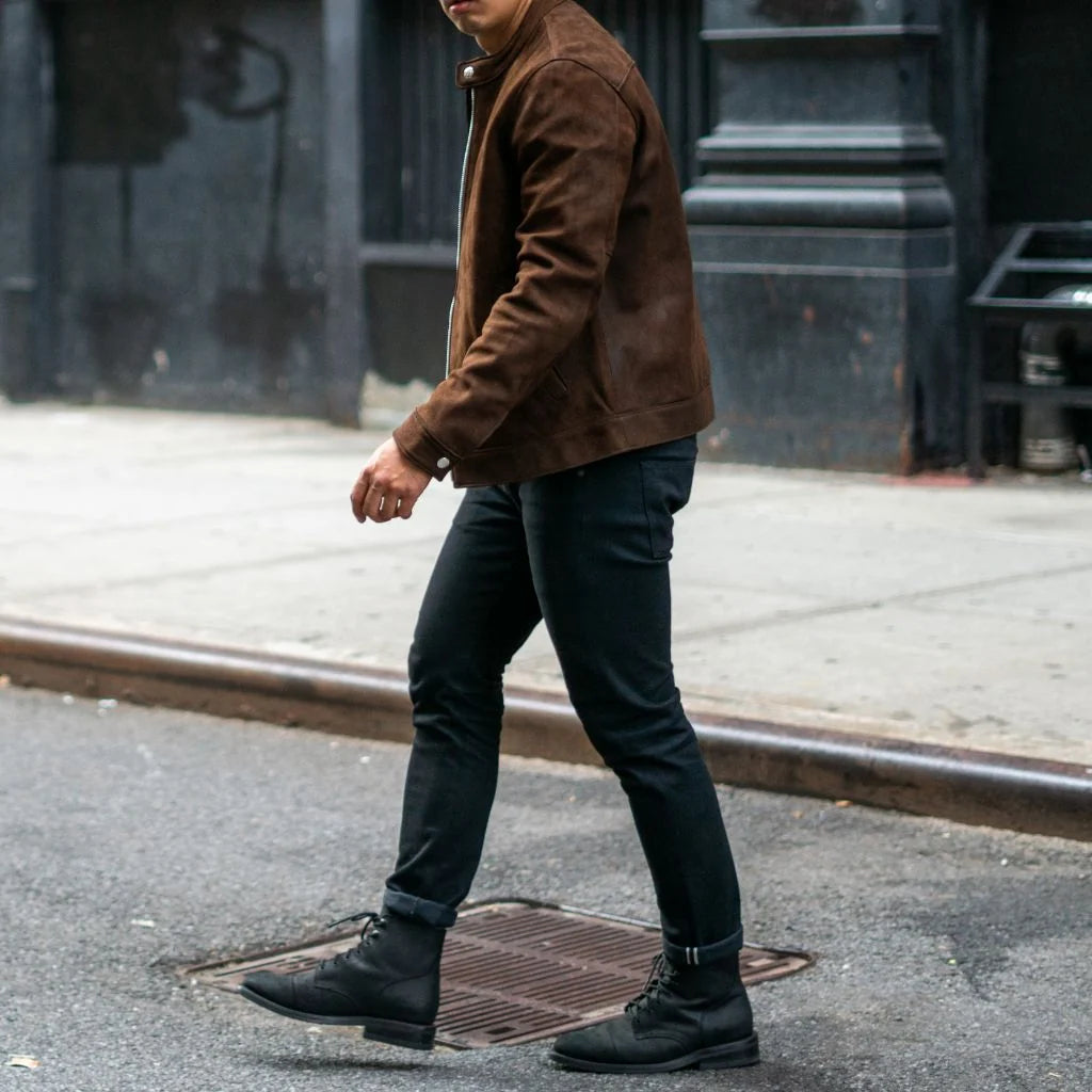 Racer Jacket | Tobacco (Nickel Hardware)