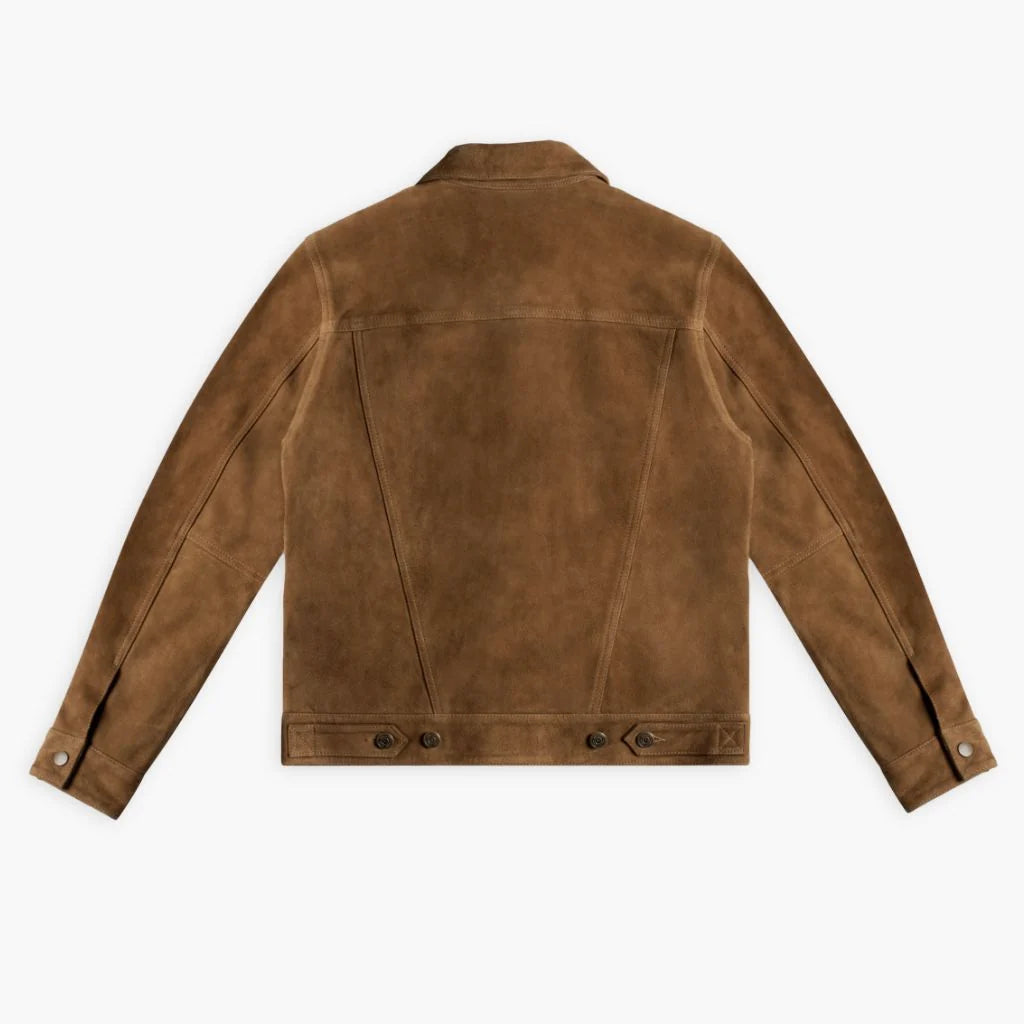 Suede Trucker Jacket | Dusty