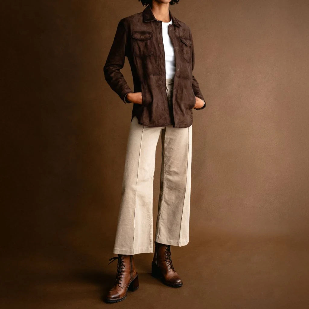 Dakota Shirt Jacket | Brown