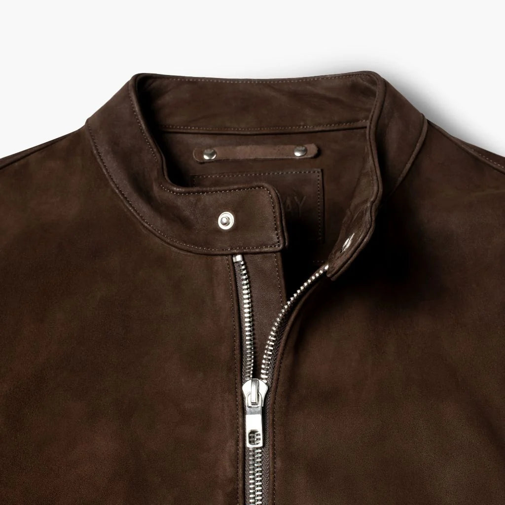 Racer Jacket | Tobacco (Nickel Hardware)