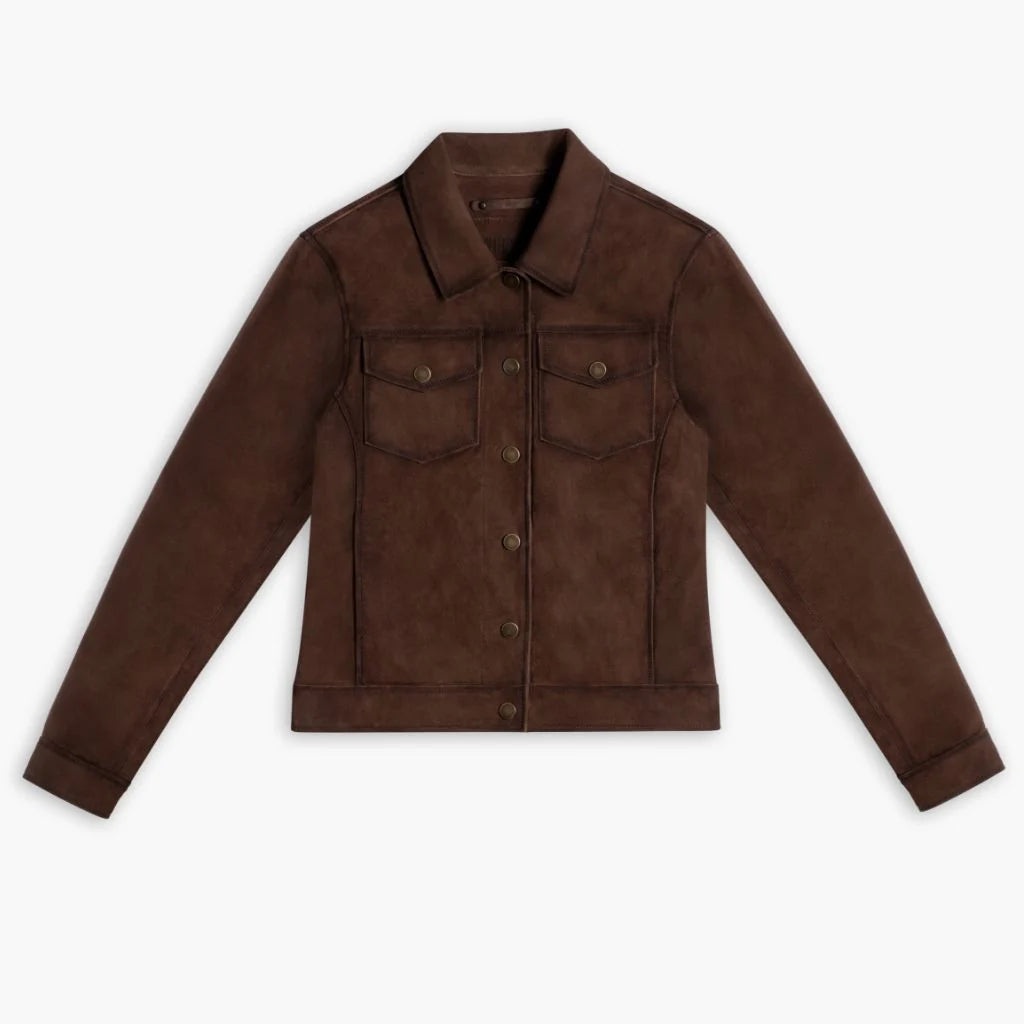 Suede Western Jacket | Brown