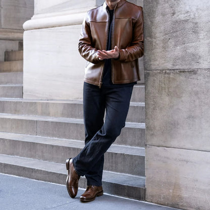 Rider Jacket | Rich Mahogany