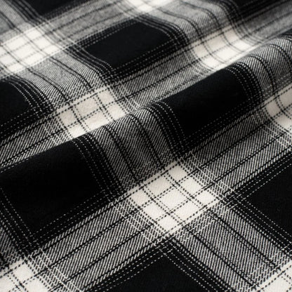 Forever Flannel Shirt | Black & Cream