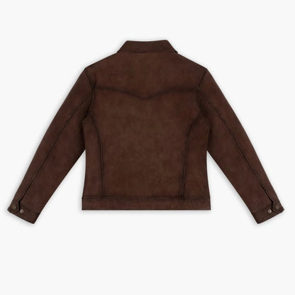 Suede Western Jacket | Brown