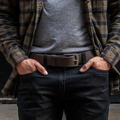 Men's Heritage Leather Belt | Tobacco