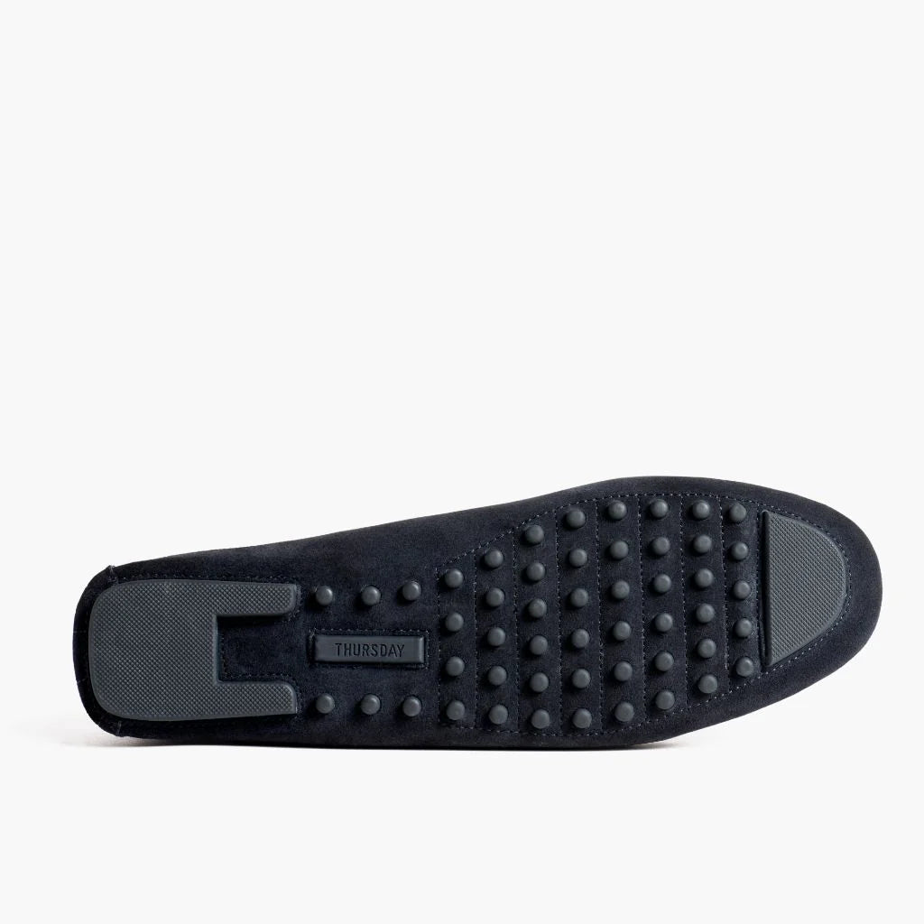 Driving Loafer | Navy Suede