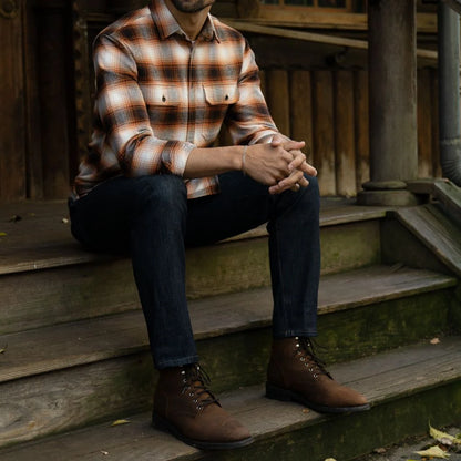 [W] Summit Flannel Shirt | Harvest