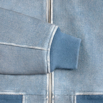 Major League Jacket | Blue Textured