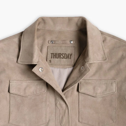 Dakota Shirt Jacket | Taupe