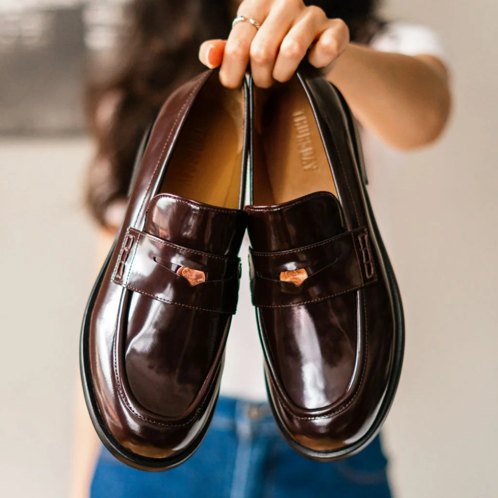 Dress Penny | Burgundy