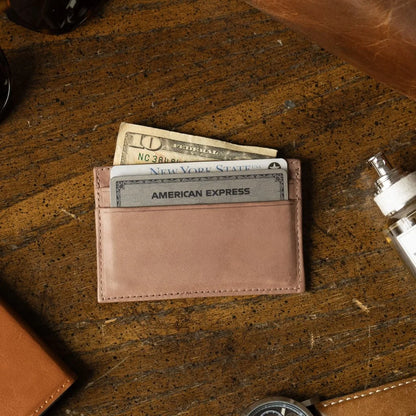Leather Card Holder | Natural Vachetta