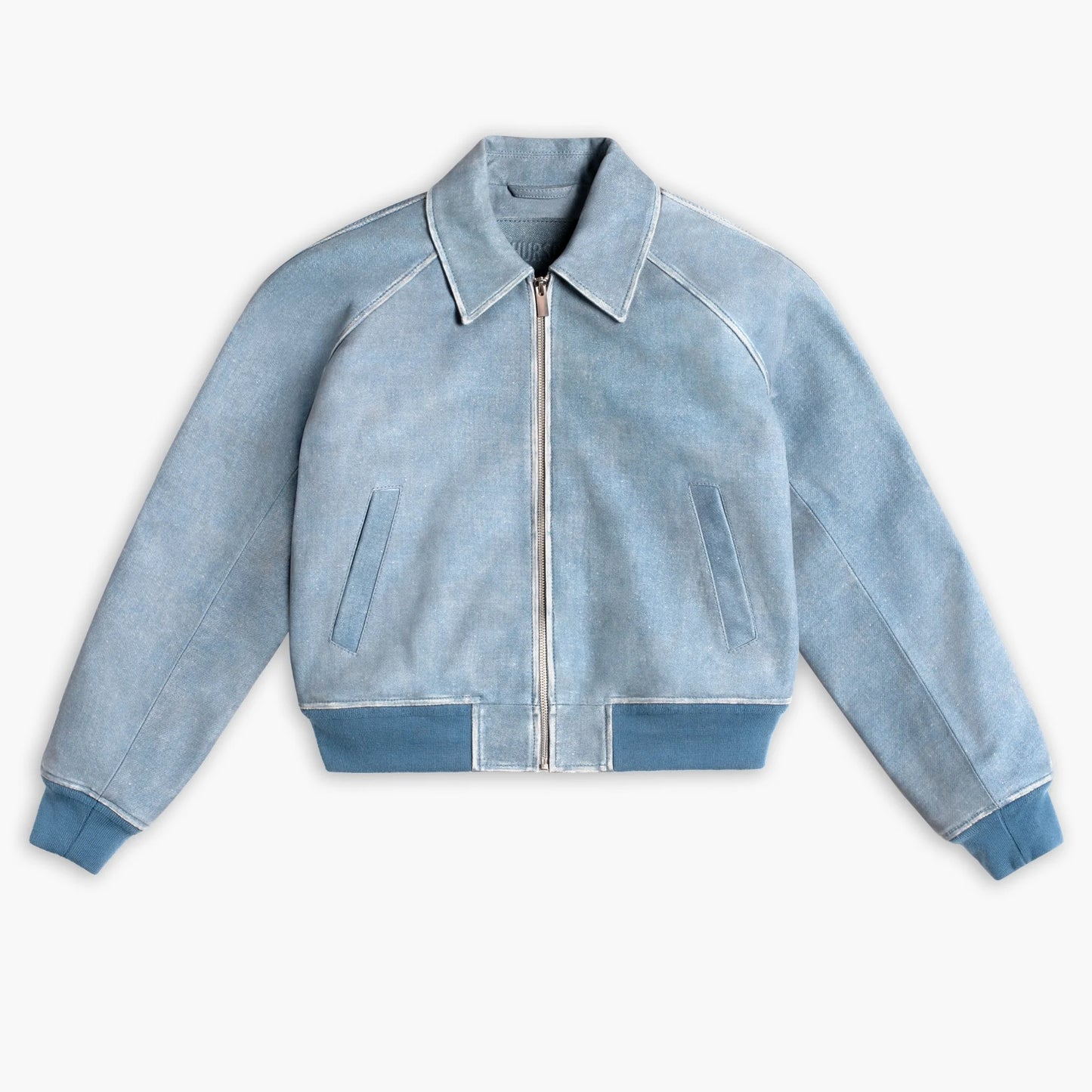 Major League Jacket | Blue Textured