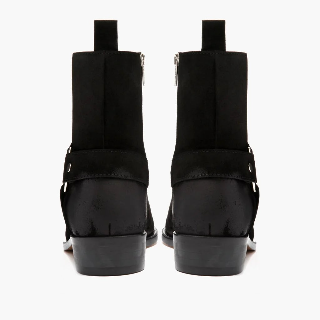 Harness | Black Suede