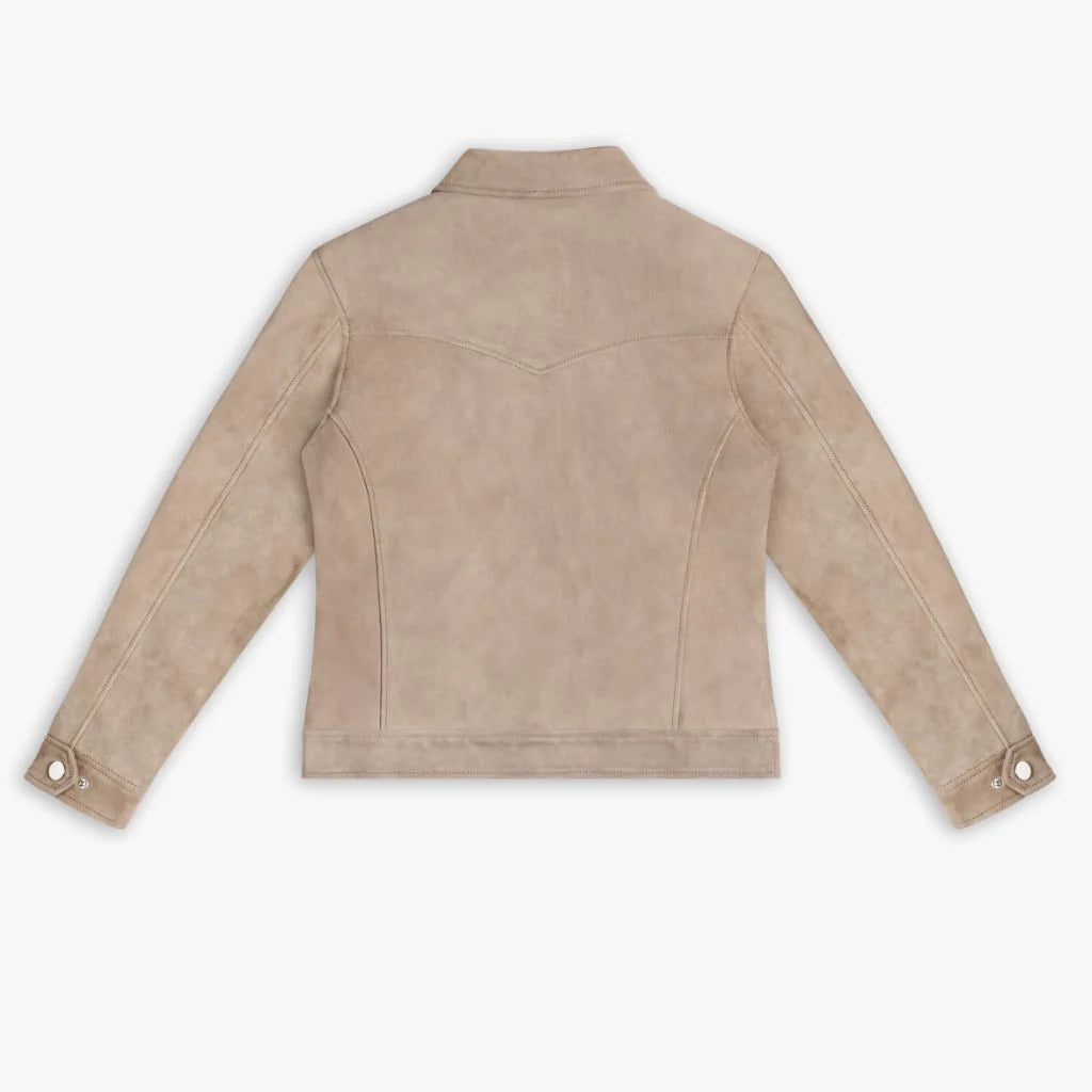 Suede Western Jacket | Taupe