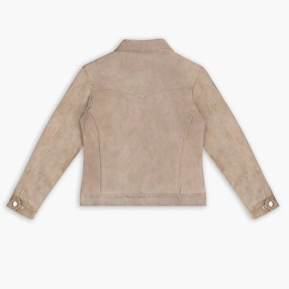 Suede Western Jacket | Taupe