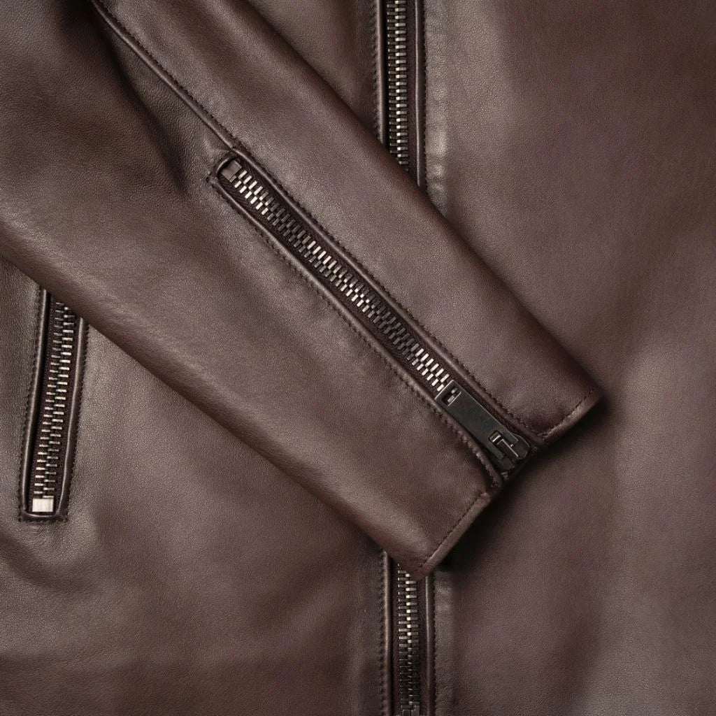 [W] Motorcycle Jacket | Old English