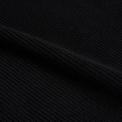 Ribbed Crewneck Sweater | Black