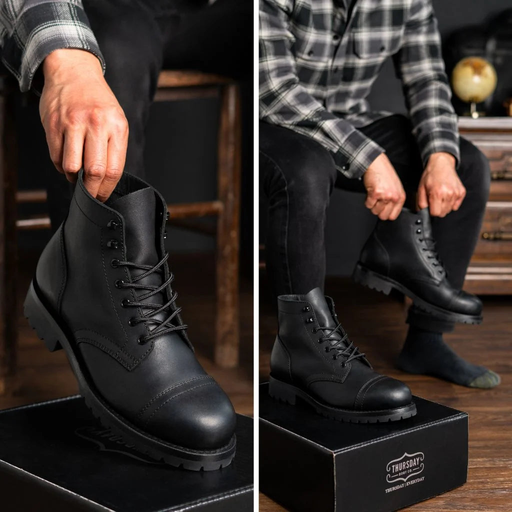Heritage Captain StormKing® | Black Oil Tan