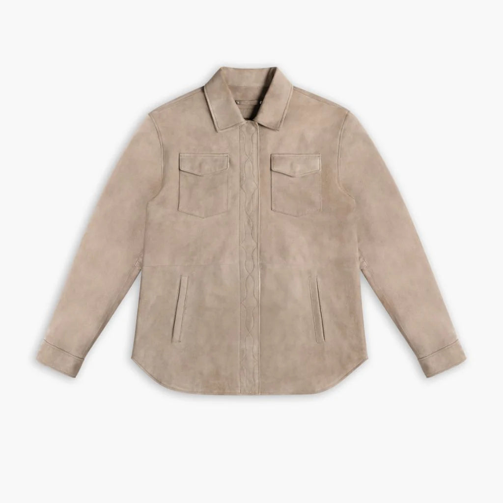 Dakota Shirt Jacket | Taupe