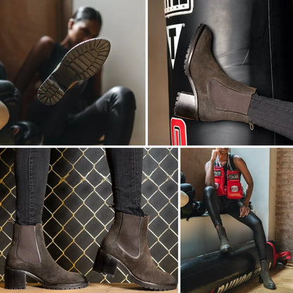 [W] Knockout | Dark Olive Suede