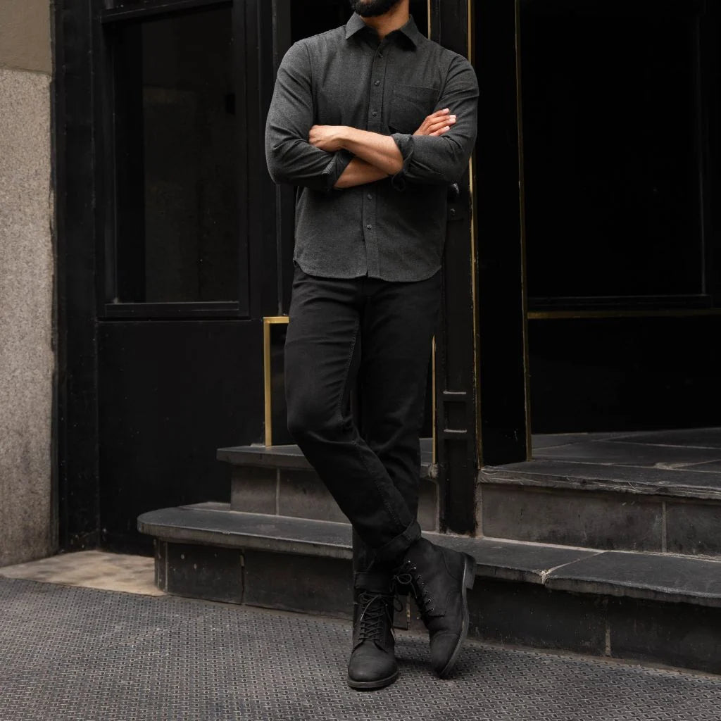 Solid Shirt | Heather Grey