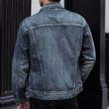 Denim Trucker Jacket | Faded Indigo