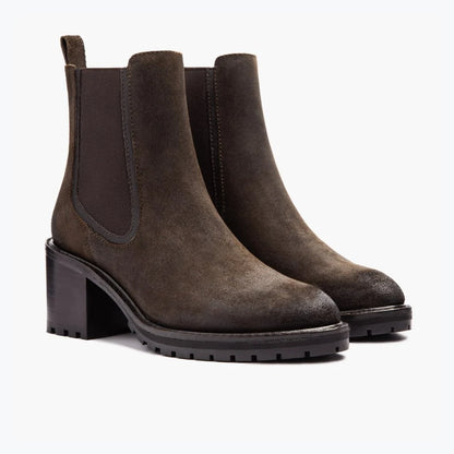 [W] Knockout | Dark Olive Suede